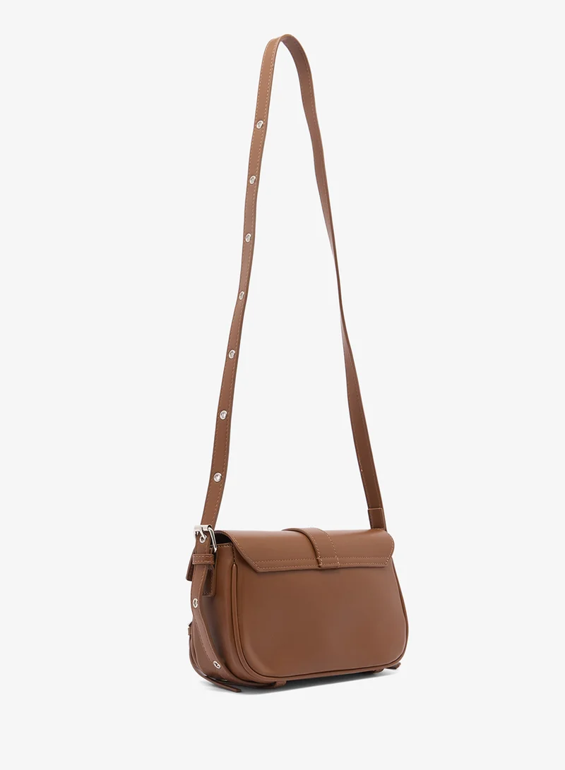 جينجر Buckle Detail Crossbody